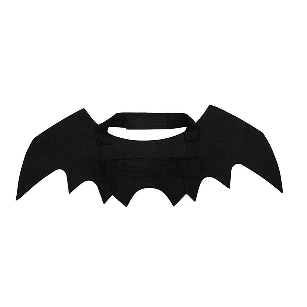 Pet Bat Wings Costume Kitten Puppy Halloween Party Cosplay Clothes With Cute Pumpkins Bells Pet Photo Props Accessories
