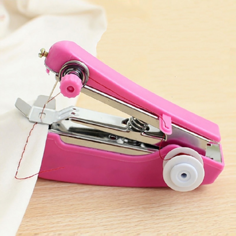 Portable Mini Manual Sewing Machine Simple Working Sewing Tools Sewing Fabric Manual Sewing Tool