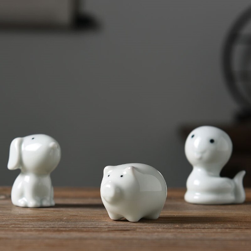 Porcelana China zodiacal, rata, buey, Tigre, conejo, dragón, serpiente, caballo, Cabra, mono, pollo, perro, cerdo, ruyao, mascota, elefante, giraff, China