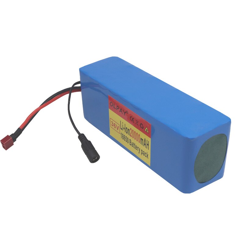 10S3P 36V 20Ah 500W high power capacity 42V 18650 lithium battery pack 20000mAh electric bicycle bicycle scooter BMS
