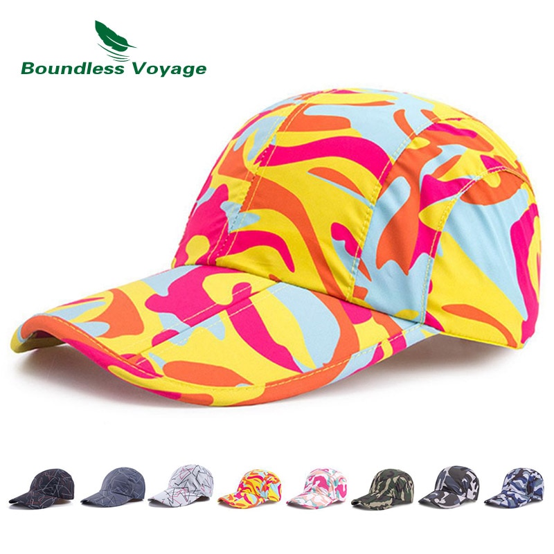 Casquette de Baseball pour hommes et femmes, Voyage sans limite, plage, , séchage rapide, pliable, Sport, respirant, pour l'extérieur