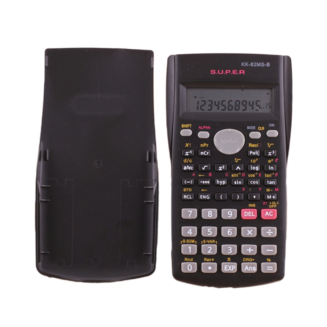 Multi-Functions Scientific Calculator Portable Student Calculator 2 Line Display 82MS-B Electronic Calculating Pocket Calculator: Default Title