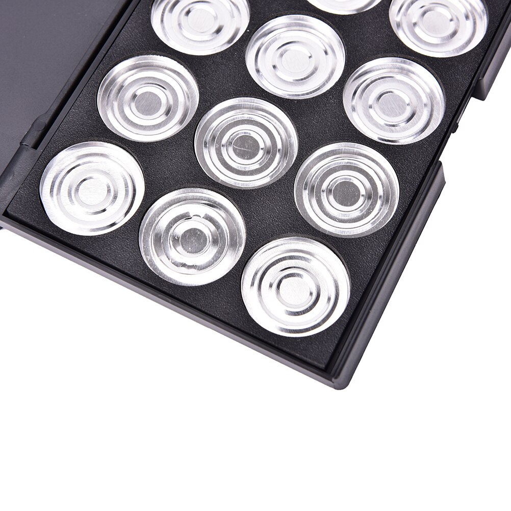 15Pcs Lege Oogschaduw Leeg Paneel Palette Aluminium Pannen Verwijderbare Makeup Tools Diy Make Shadow Eye 15.5*10.5*1.3Cm
