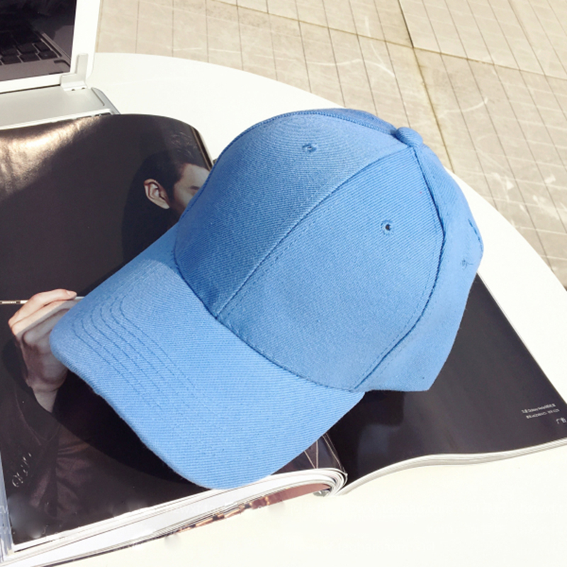 Baseball lippalakit naiset kiinteät aurinkosuojat säädettävät naisten hatut tyylikkäät trendikkäät hip hop yksinkertainen vapaa-ajan opiskelijalakki korea: 8