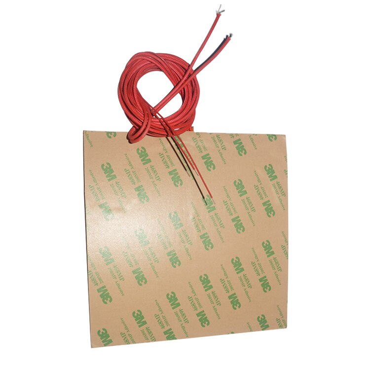 Silicone heating pad heater 220V 250W 220mmx220mm for 3d printer heat bed