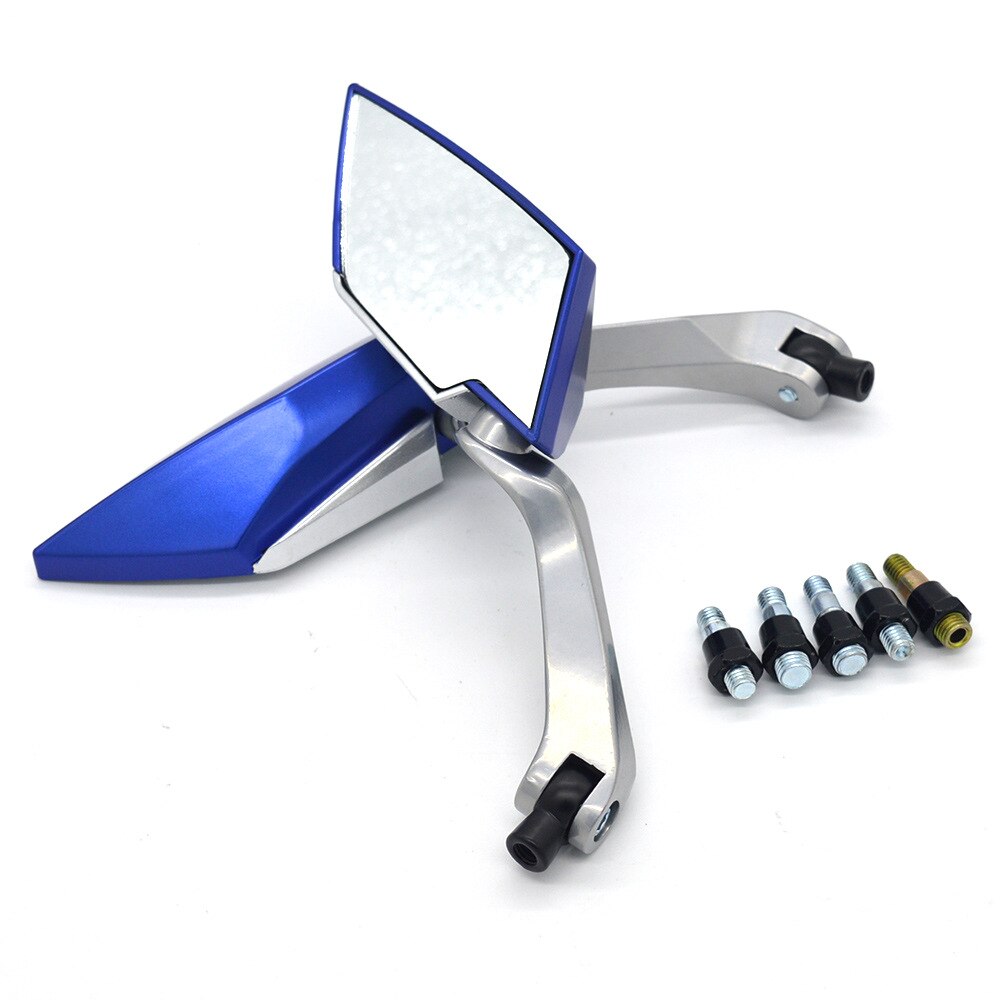 5 colores empuñaduras de aluminio vista Universal motocicleta espejo retrovisor modificado