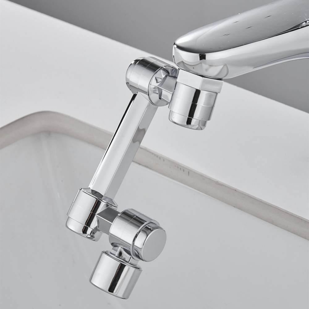 Extensor de aireador de grifo giratorio de 1440 °, modo Dual, filtro de salpicaduras de plástico, grifos, boquilla de burbujeador, brazo robótico para cocina y baño