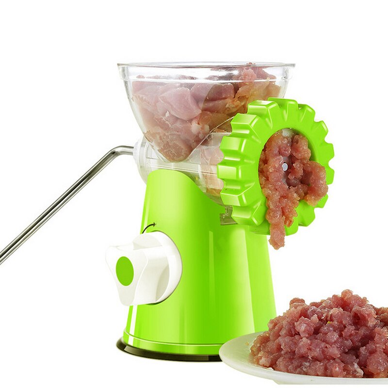 Manuell kjøttkvern maskin nøtteskjærer fiskepølse sveiv kjøttkvern grønnsaker food processor multifunksjonell kjøkken kjøttdeig lage