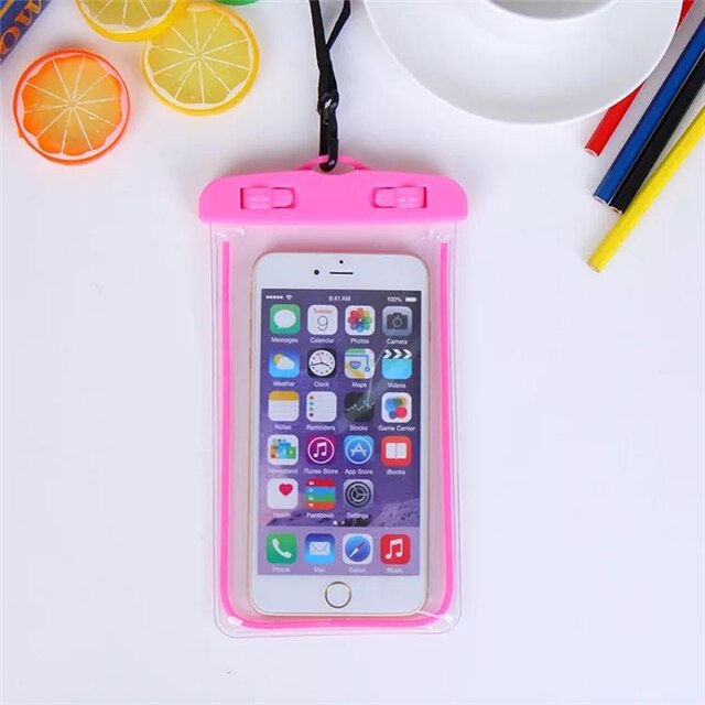 Luminous Waterproof Pouch Swimming Gadget Beach Dry 6 inch Phone Bag For iPhone 11 Pro Xs Max XR 8 7 Samsung S9: fen