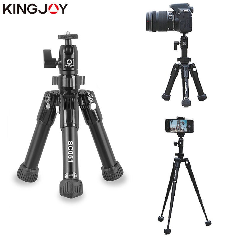 KINGJO officiel SC051 Mini caméra Table trépied pour téléphone Gorillapod Mobile tripes Para Movil aluminium Tripode support Selfie bâton