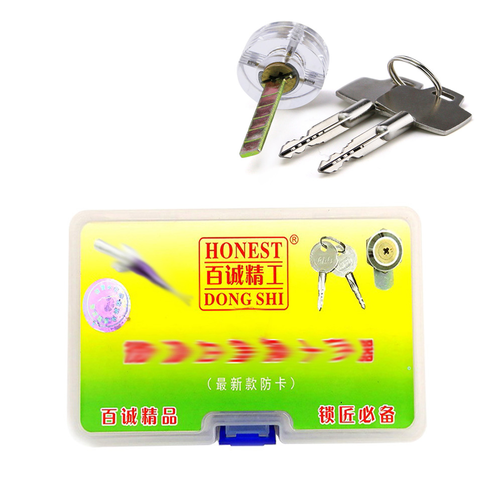 Cross Lock Tool Set Met Transparante Cross Lock, Slotenmaker Supply: Lock and Tool Set