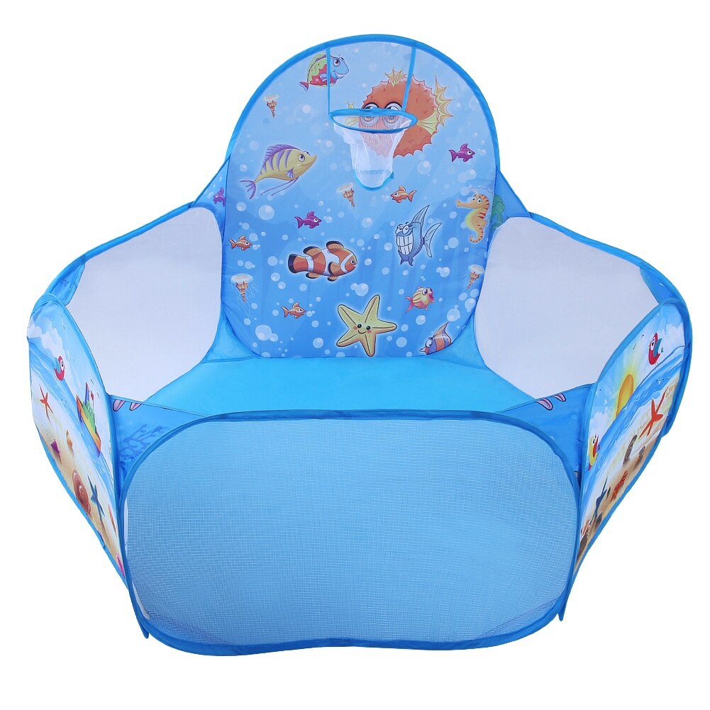 Spielzeug Zelt Ozean Serie Cartoon Spiel Ball Gruben Tragbare Pool Faltbare Kinder Outdoor Sports Pädagogisches Spielzeug Mit Korb