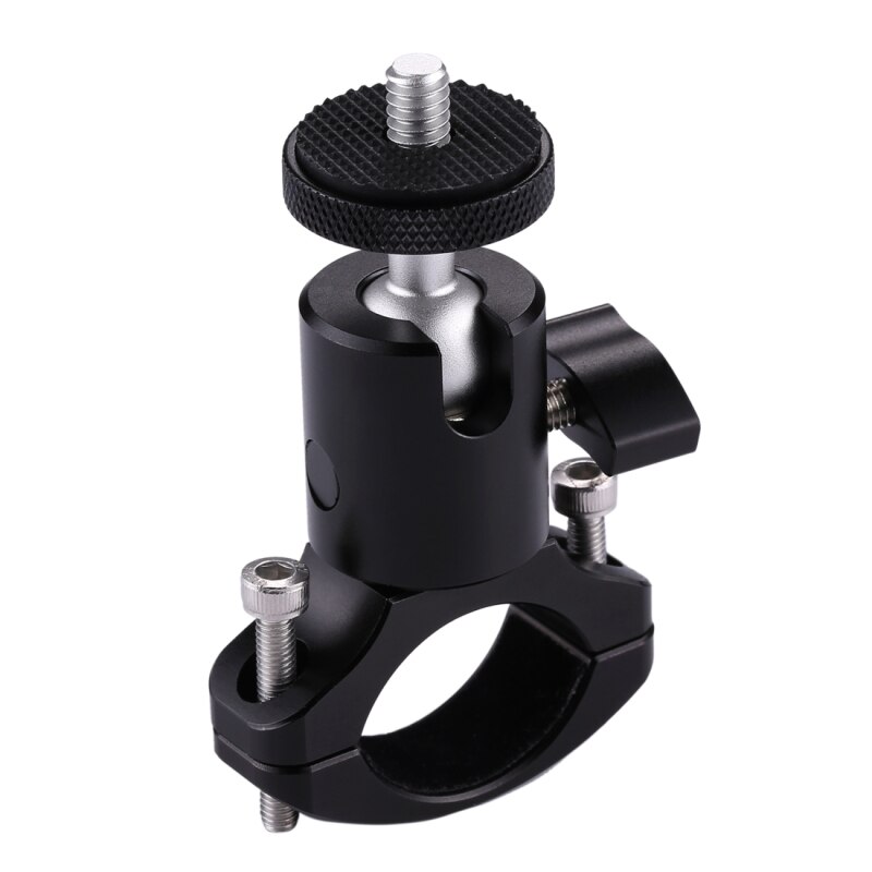 Original PULUZ Bike Metal Handlebar Tripod Ball Head Mount Holder Adapter for Smart Phones oPro for Osmo Action Cameras