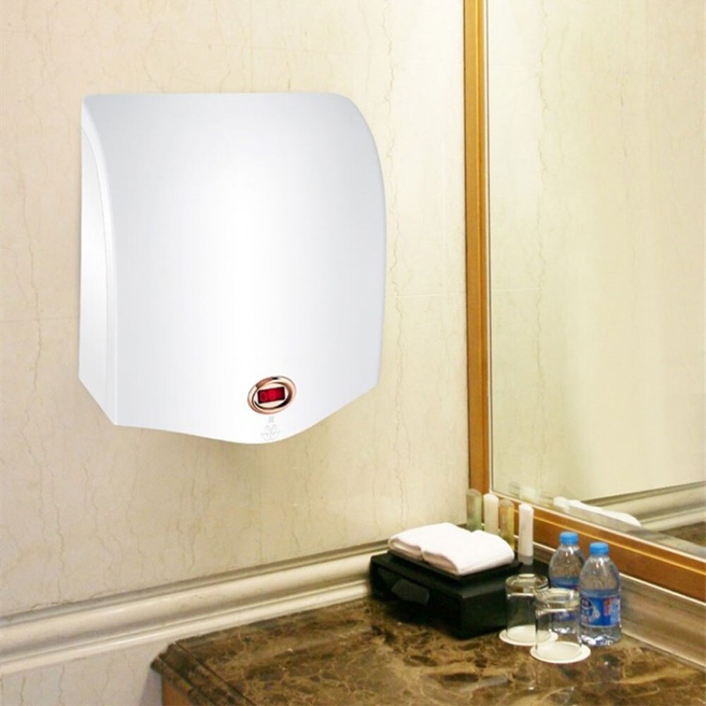 Intelligent Hotel Hand Dryer Fully Automatic Infrared Hand Dryer Commercial Temperature Display secador pared hotel