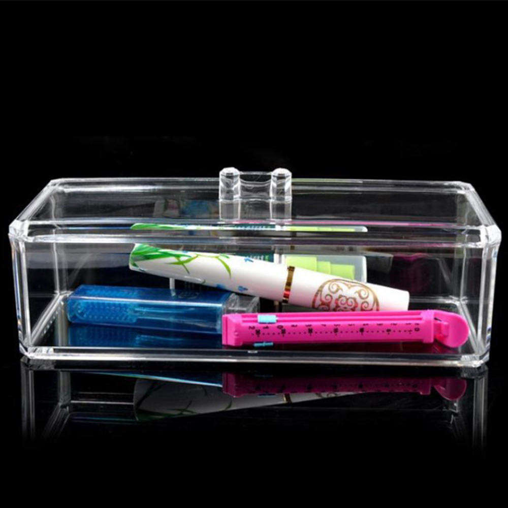 Badkamer Organizer Box Acryl Cosmetische Make-Up Organizer Make Borstel Houder Cup Make Up Lipstick Stand Box