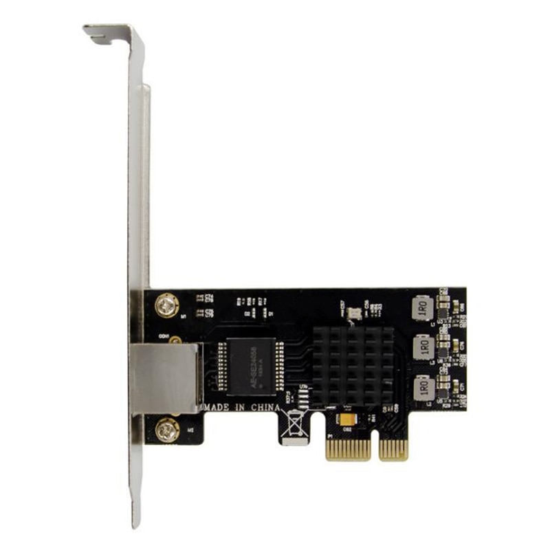 Pci-e 2.5G Singola Porta Ethernet Adattatore di Rete Pci-E X1 2.5G Scheda Lan Rtl8125 Supporta 2.5G e1G Lite modalità