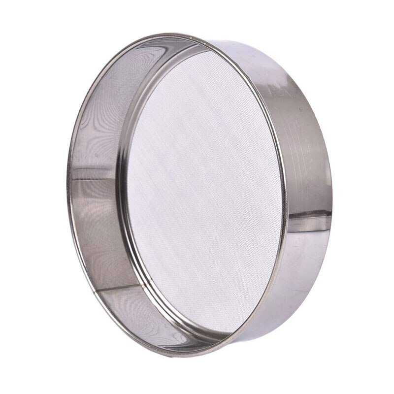 Kitchen Fine Mesh Flour Sifter Round Stainless Steel Flour Sieve Strainer Sifters Best for Kitchen Baking Tea Cake