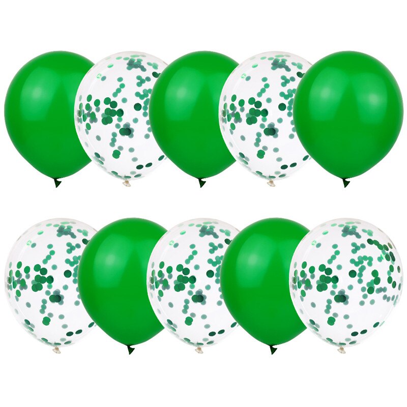Tegneseriehat 10 stk pailletter ballon sæt 12 tommer jule bryllup fødselsdag farverig ballon konfetti ballon børnefest hat: 3