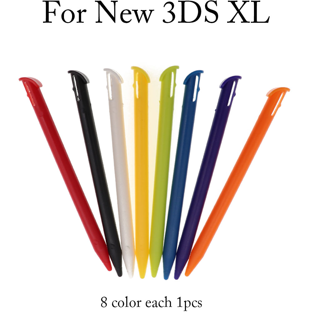 1 conjunto de caneta stylus para tela sensível ao toque de plástico e metal, caneta para console de jogos para ndsl ndsi ndswii 2ds 3ds xl ll novo 3dsxl ll novo 2dsxl: Marrom