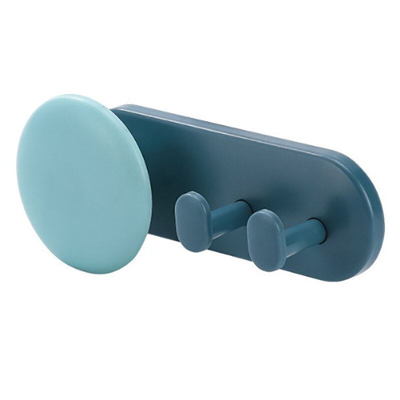 Opslag Houders Rekken Muur Opknoping Haak Saving Rekken Zelfklevende Vouwen Socket Keuken Apparaat Draad Plug Netsnoer Spoelen: Blue