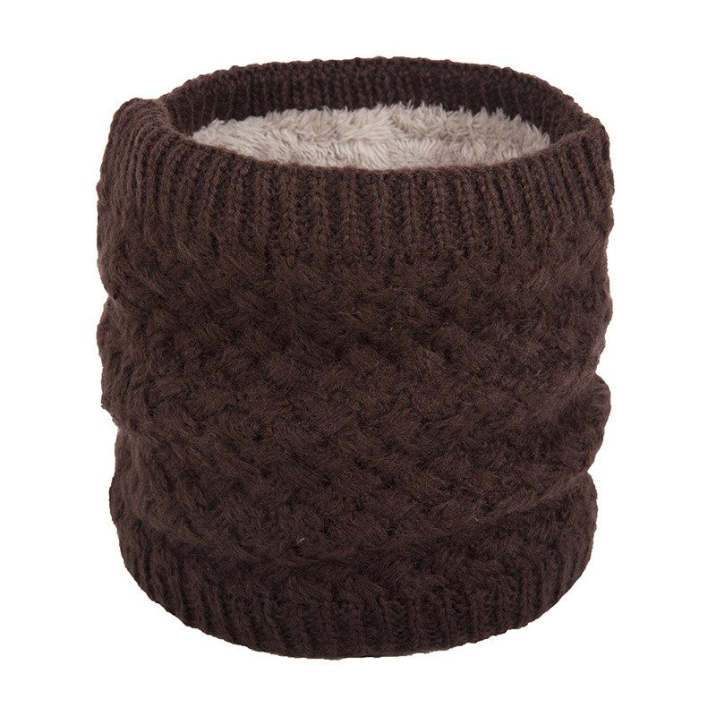 Bufanda de lana con degradado para hombre y mujer, Bandana Unisex de tejido sólido cálido, diadema de terciopelo, de invierno