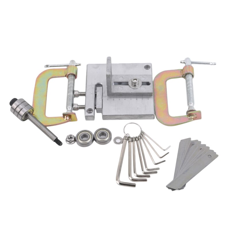 Leather Craft Metal Cutter Strap Belt Adjustable DIY Hand Cutting Tools Strip Cutter Hand Machine: Default Title