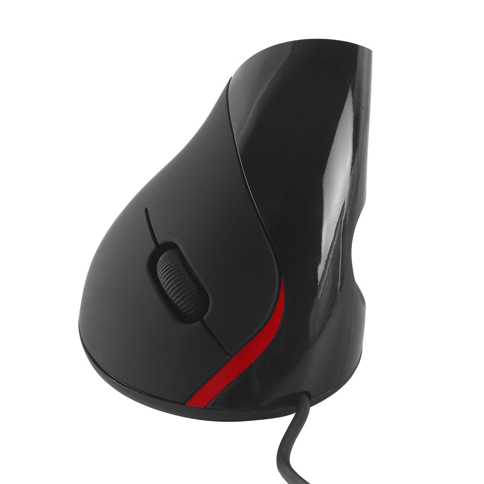 Chyi Bedrade Ergonomische Verticale Muis Usb Kabel 1600 Dpi Optische Pc Mause Gamer 5D Computer Gaming Muizen Voor Laptop Notebook: Black