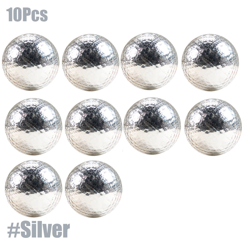 GLOOF 10 pezzi diametro circa 42.7mm palline da Golf, pallina da Golf a lunga distanza per il gioco del tiro di Golf: Silver