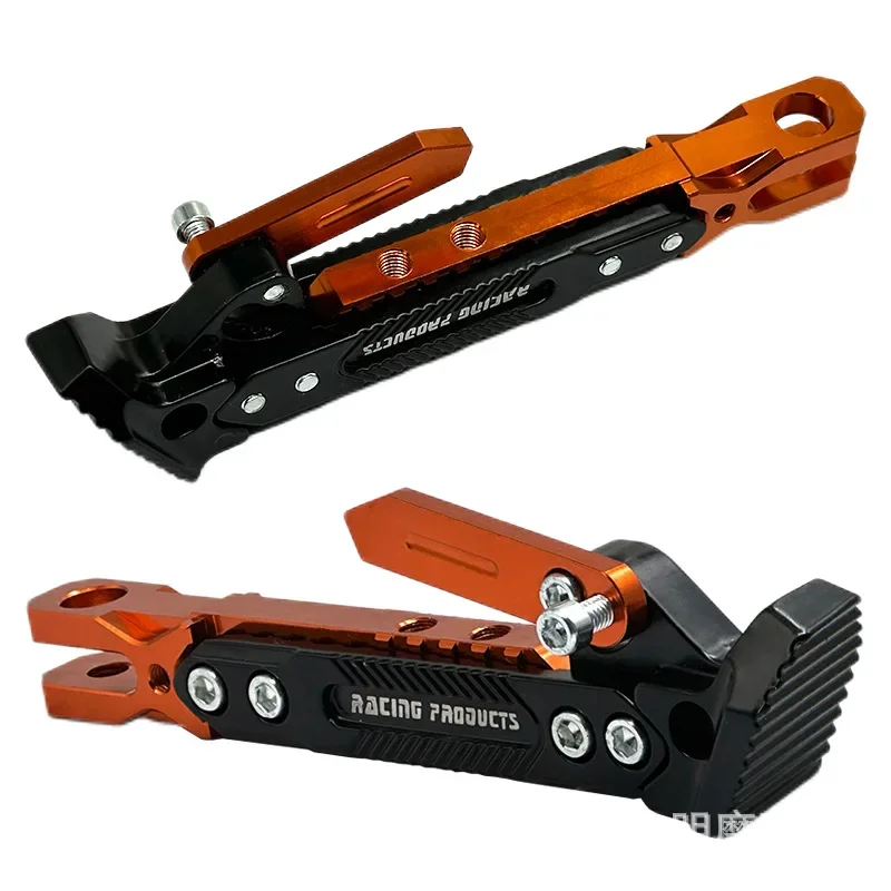 HURBIKE-Support de Stationnement Universel pour Moto, Trépied Latéral Réglable en Alliage