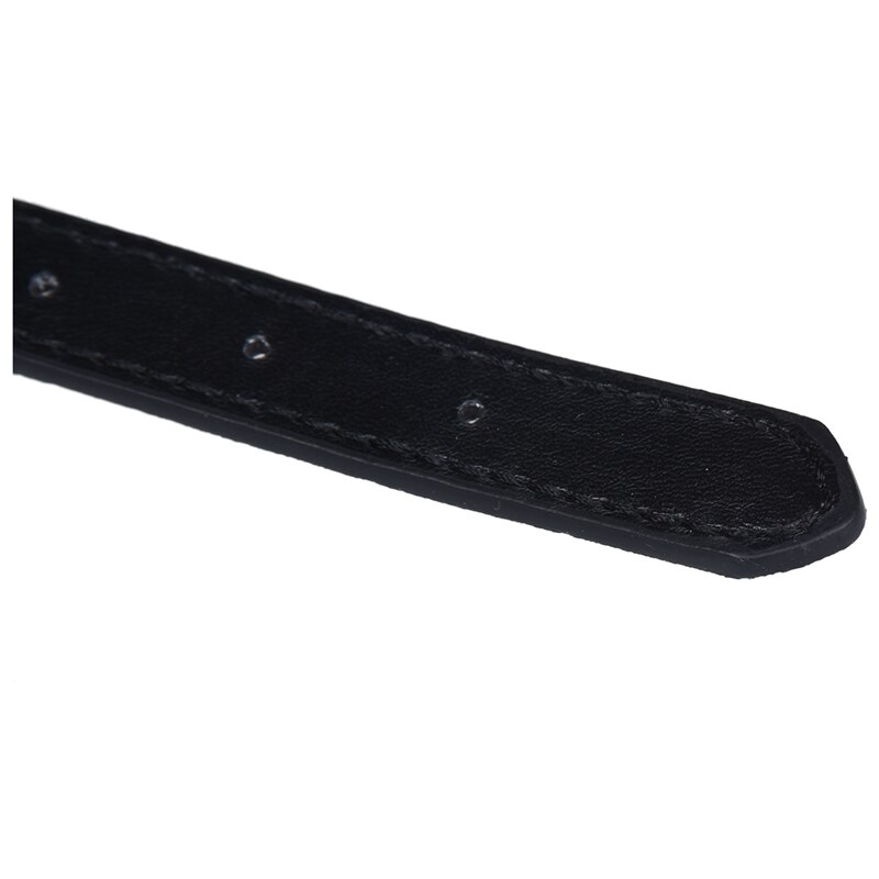 Hondenhalsband met studs, pu-leer, zwart, maat m