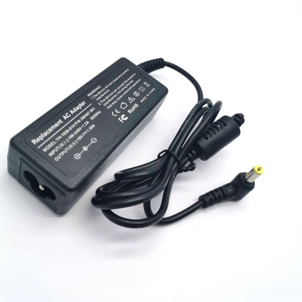 19V1.58A 30W AC Power Adapter Charger For Dell Inspiron Mini 9 10 1010 1012 1018 10V 12 1210 Vostro A90 Y200J Laptop Accessories: White