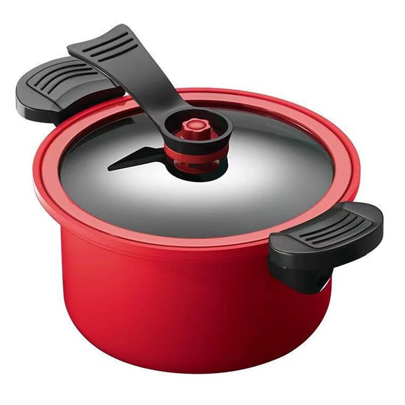 Kitchen Vacuum Micro Pressure Cooker Cookware Soup Meats Pot Home Gas Stove / Open Fire Pressure Cooker Stew Non-Stick Pot