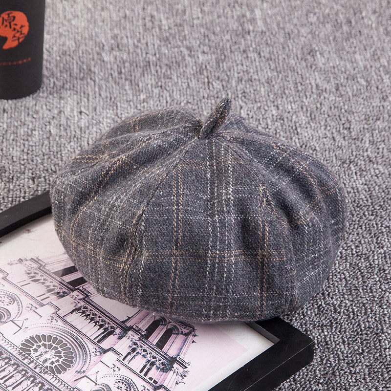 Winer Visgraat Tweed Krantenjongenspet Mannen Achthoekige Cap Flatcap, Chic Reizen Platte Cap Hoed, Gorras Planas: 2
