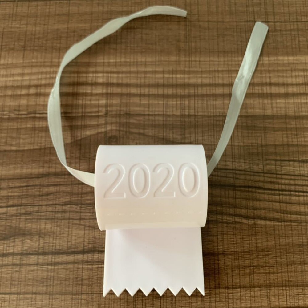 Christmas TOILET PAPER ROLL Tree Ornament Year Decoration Christmas Pendant