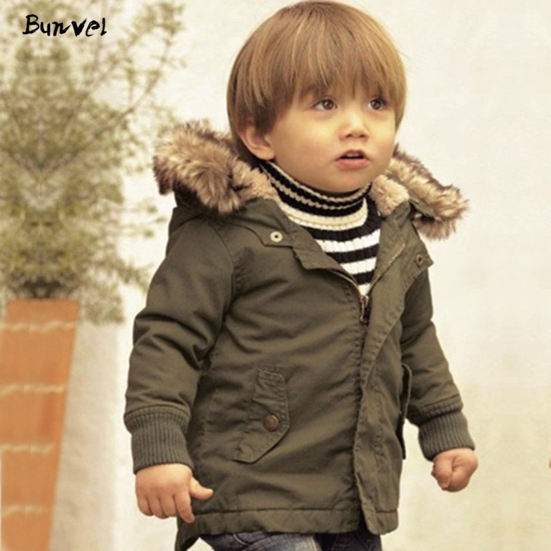 Bunvel Autunno con Cappuccio per Bambini Cappotto di Inverno Del bambino Appena nato Del bambino Della Ragazza del Ragazzo Dei Vestiti Dei Bambini Della Tuta Sportiva Bambini Abbigliamento t