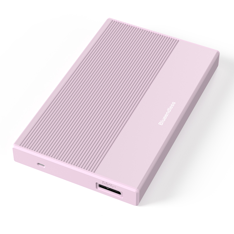 Blueendless USB3.0 HDD Hard Drive HDD Case Sata Case Aluminum 2.5 HDD Encolsure for Laptop PC External HD Case Hard Drive