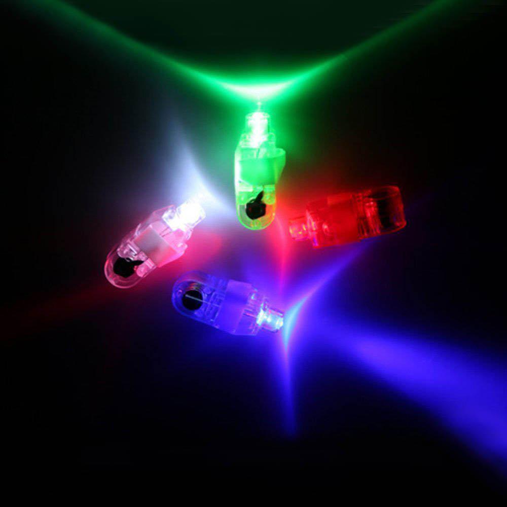 Keine Generisches Bling Bunte 4 stücke LED Finger Lampen Super Helle Finger Taschenlampen Rave Finger Lichter