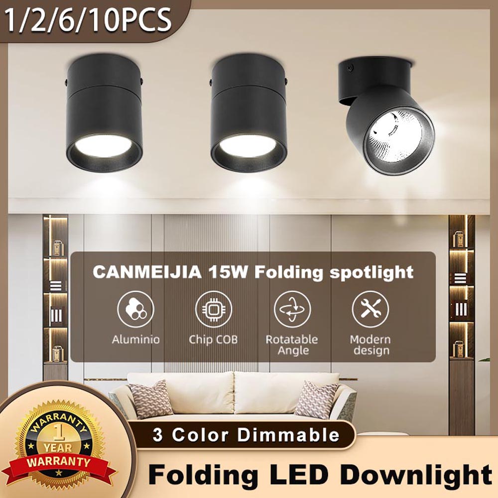 LED Faltbare Scheinwerfer Decke Lampe Downlight 110V 220V Scheinwerfer Unten Wohnkultur Lampe Wohnzimmer Schlafzimmer Beleuchtung leuchte