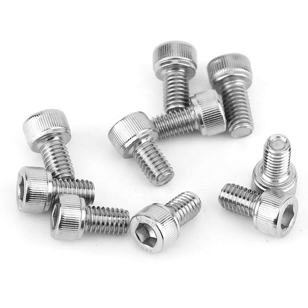 M3-M8 304 Stainless Steel Screw Bolt Nut Hex Socket Cap Head Screws with Hex Nut Washers Assortment Kit parafuso