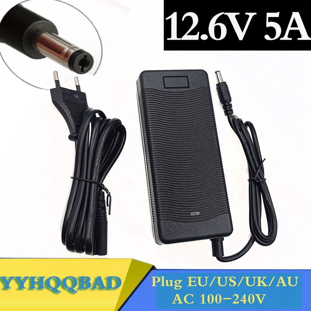12.6V 5A Batterij Lader Voor 18650 Li-Ion 3Serie 12V Lithium Batterij Oplader Eu/Ons/uk/Au Plug