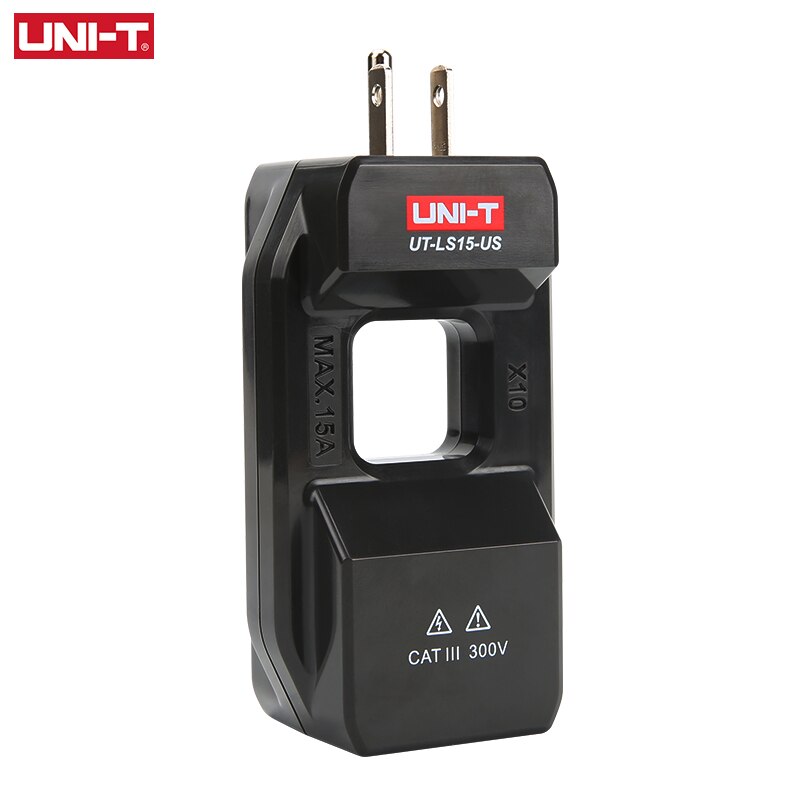 UNI-T AC Line Splitter 3 Pin 15A US Plug For Digital Clamp Meter Load 15A Measuring AC Operating Current of Electrical Device