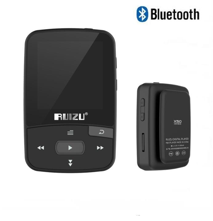 Ruizu X50 Sport mini clip mp3 player with fm tf card slot music player