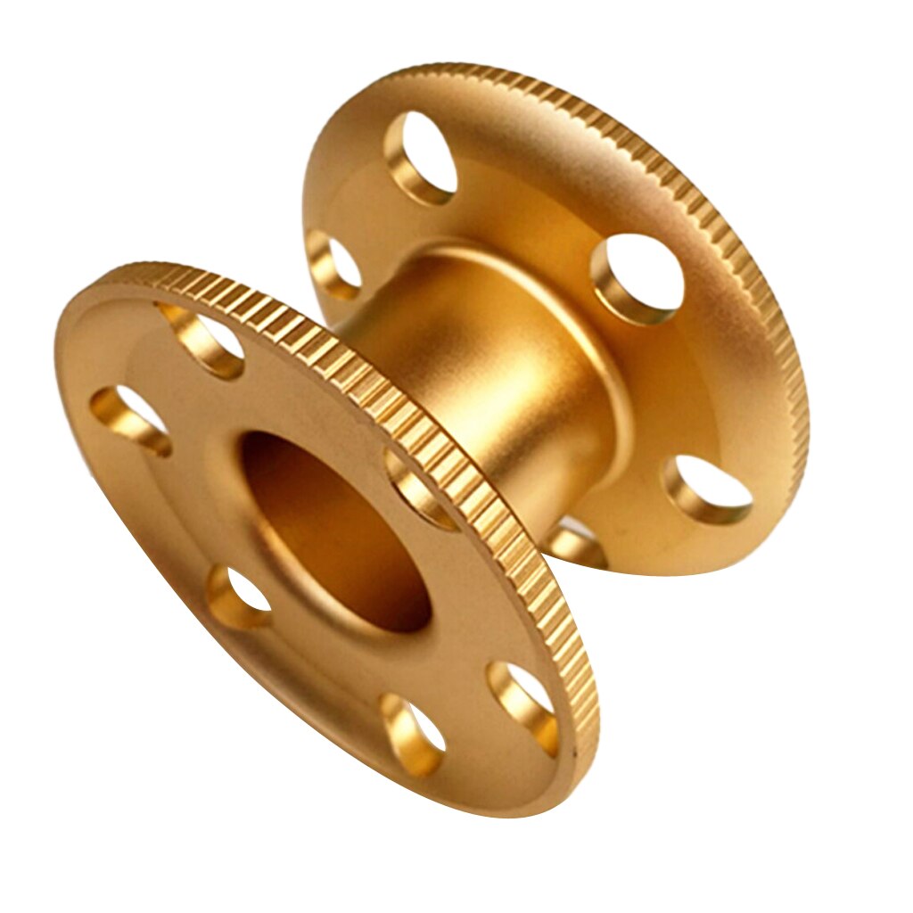 Lightweight, durable aluminum scuba diving finger spool snorkel guide line reel for water sports snorkeling accessories