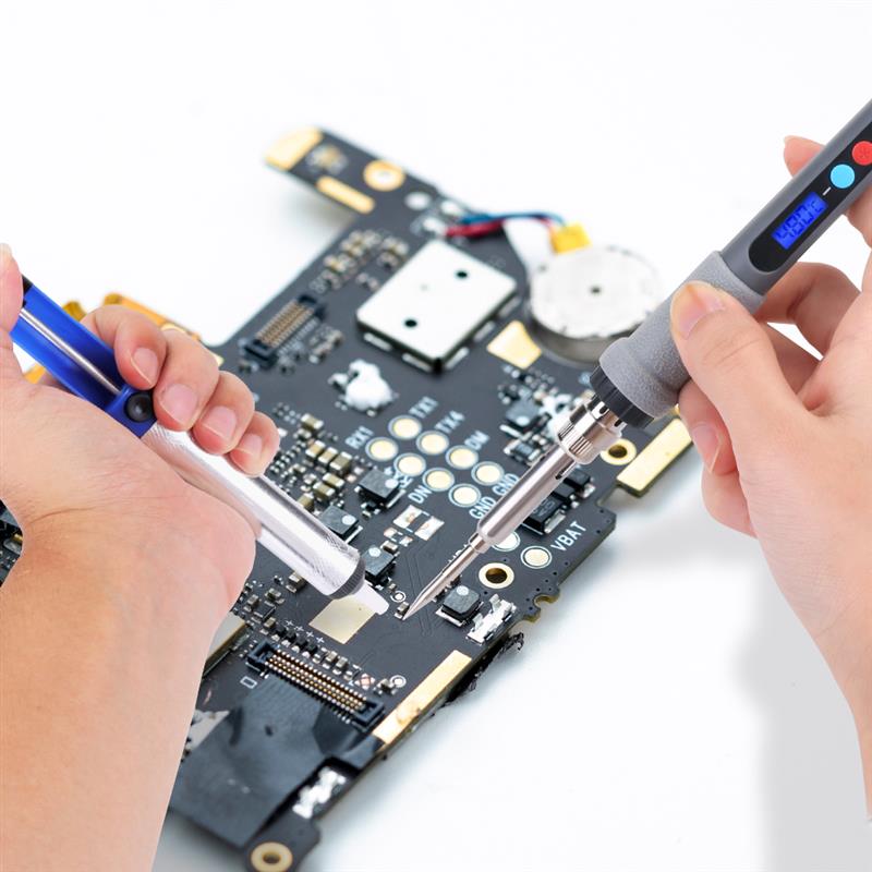 42Pcs Burning Kit Digital LCD Display Pyrography Engraving Soldering Kit Thermostatic Digital-Controlled Pen Set Wood Craft Tool