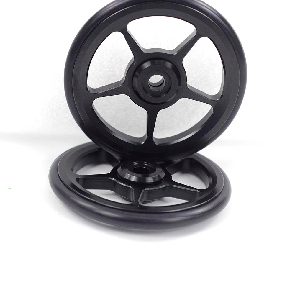 Easy – roues de vélo 57g, Easy wheel et boulons en titane pour Brompton 3 soixante pliable