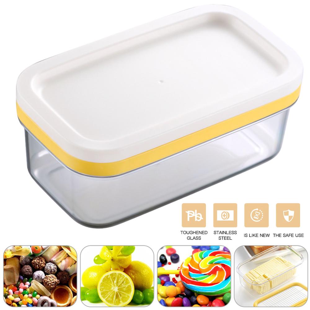 Maison Portable gardien plat avec couvercle étanchéité coupe cuisine stockage beurre boîte Rectangle conteneur fromage alimentaire