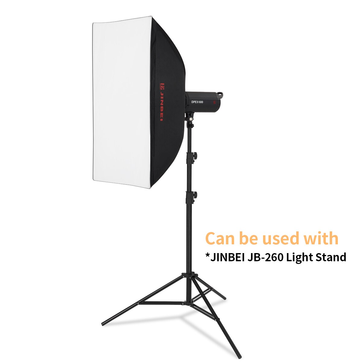JINBEI Softbox for Photography 60x90cm Light Diffuser Photo Box with Bowens Mount Studio Equipment for Shooting Video Recording
