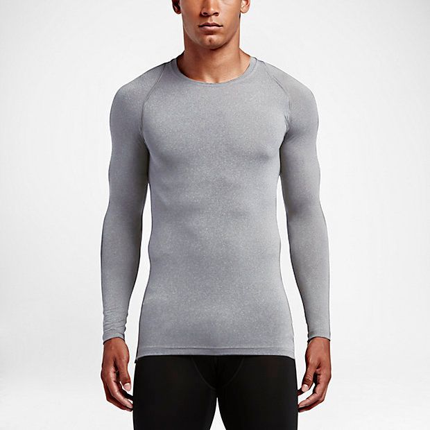 Men Long Sleeve Quick-Drying T-Shirt Long Sleeve Sports Tights Men'S Sportswear Comprehensive Training T-Shirt: M / gray