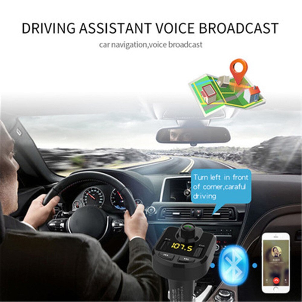 LCD affichage numérique Bluetooth voiture FM transmetteur sans fil adaptateur Radio USB chargeur lecteur Mp3 Esolom Bluetooth FM transmetteur