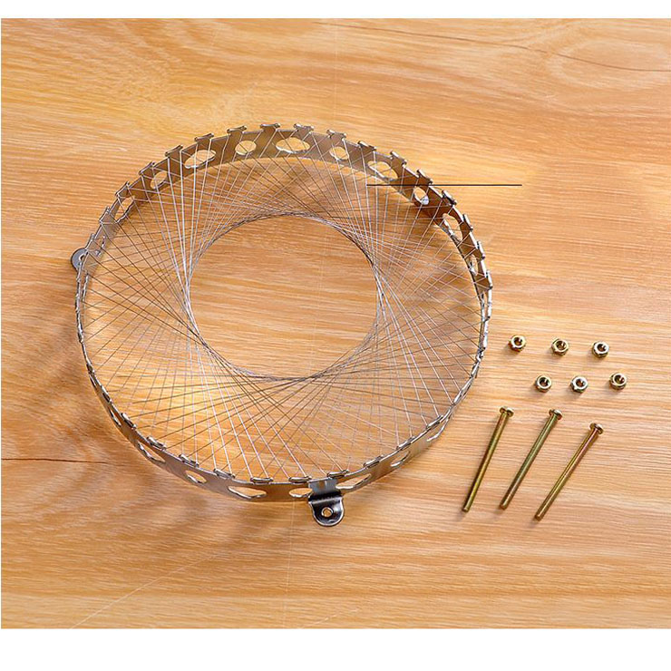 Gas Stove Torch Net Stainless Steel Gas Cooker Windproof Energy Saving Circle Cover Case Mesh Kitchen Accessories MDD88